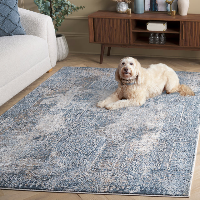 Safavieh Parker Prk115M Blue/Taupe Rug.
