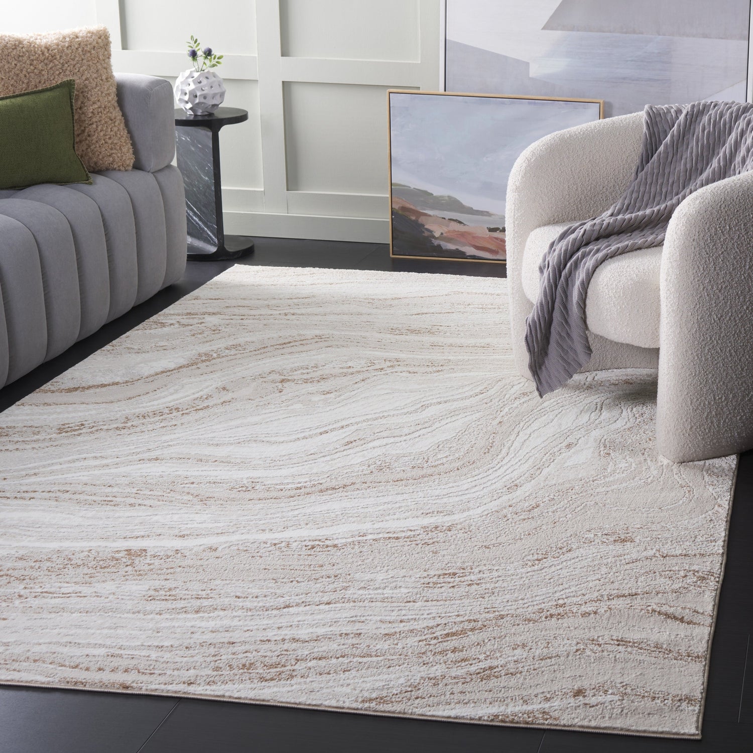Safavieh Parker Prk128B Beige/Ivory Rug.