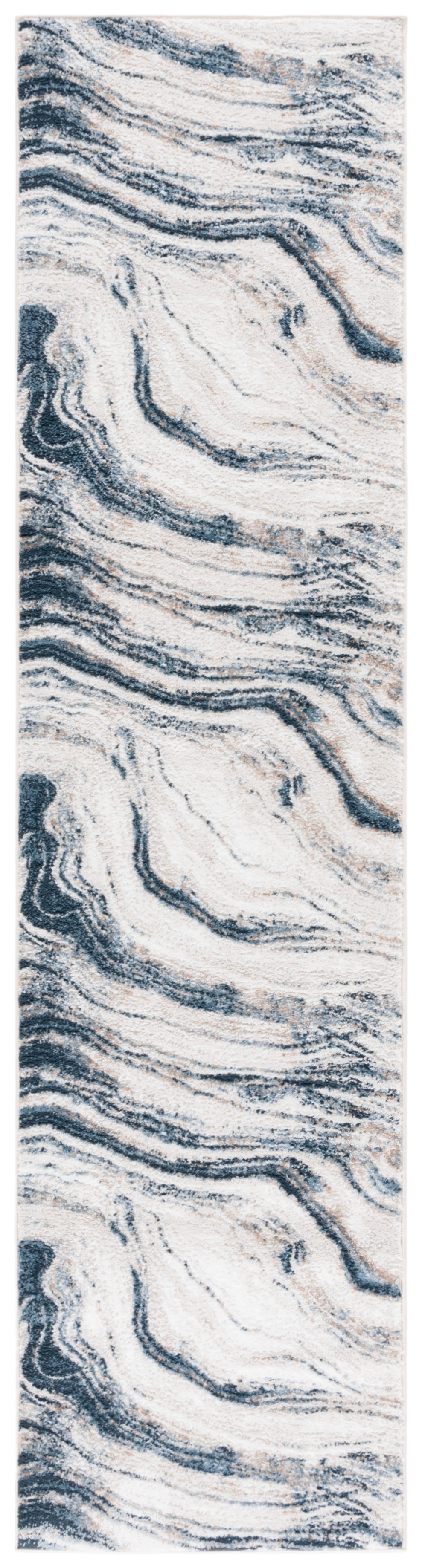 Safavieh Parker Prk128M Ivory/Navy Rug.