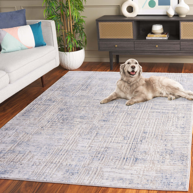 Safavieh Prestige Pte106A Ivory/Blue Rug.