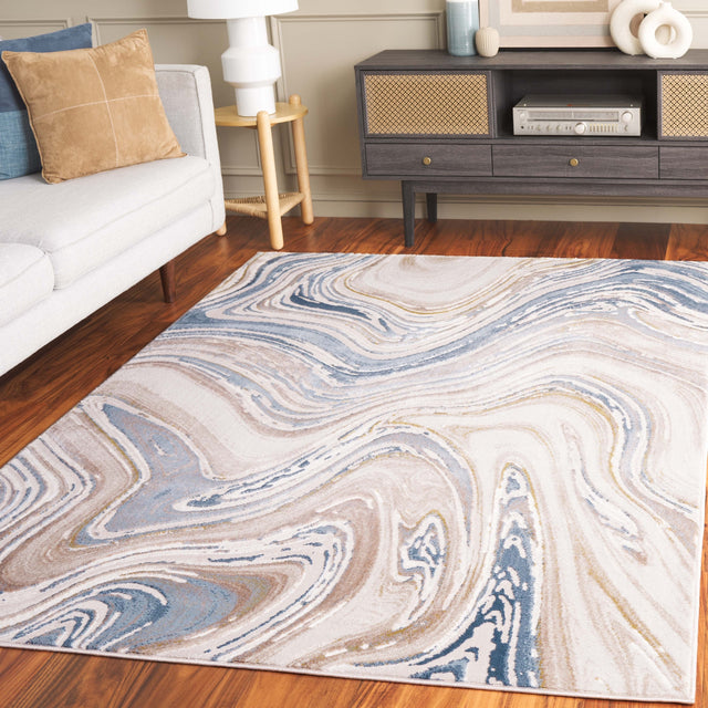 Safavieh Prestige Pte108B Beige/Blue Rug.