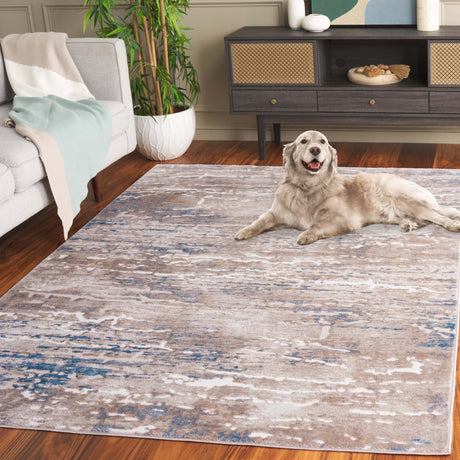 Safavieh Prestige Pte122A Ivory/Blue Rug.