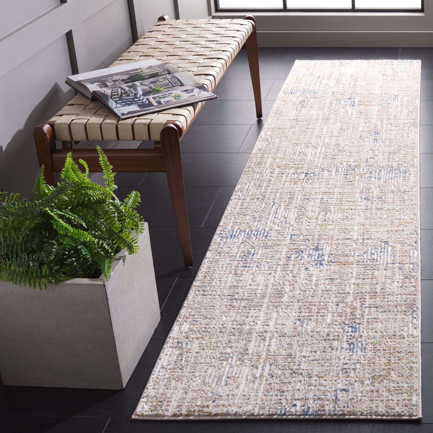 Safavieh Prestige Pte124B Beige/Blue Rug.
