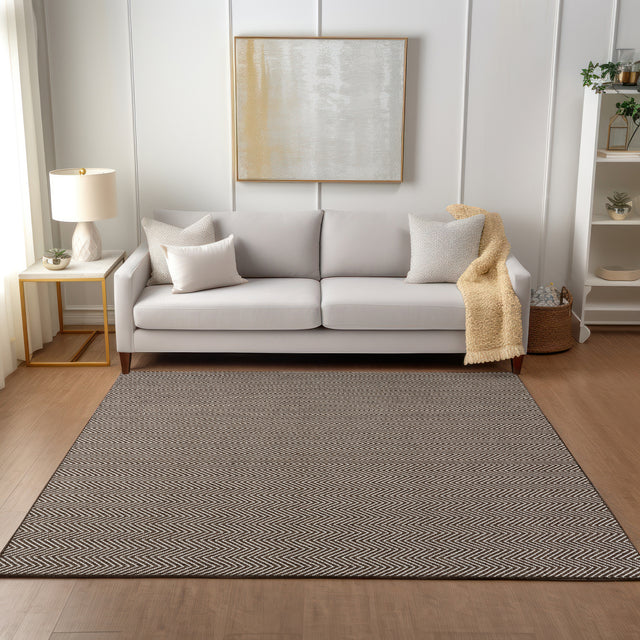Dalyn Provo PV2 Hand Loomed Casual Brown Rug