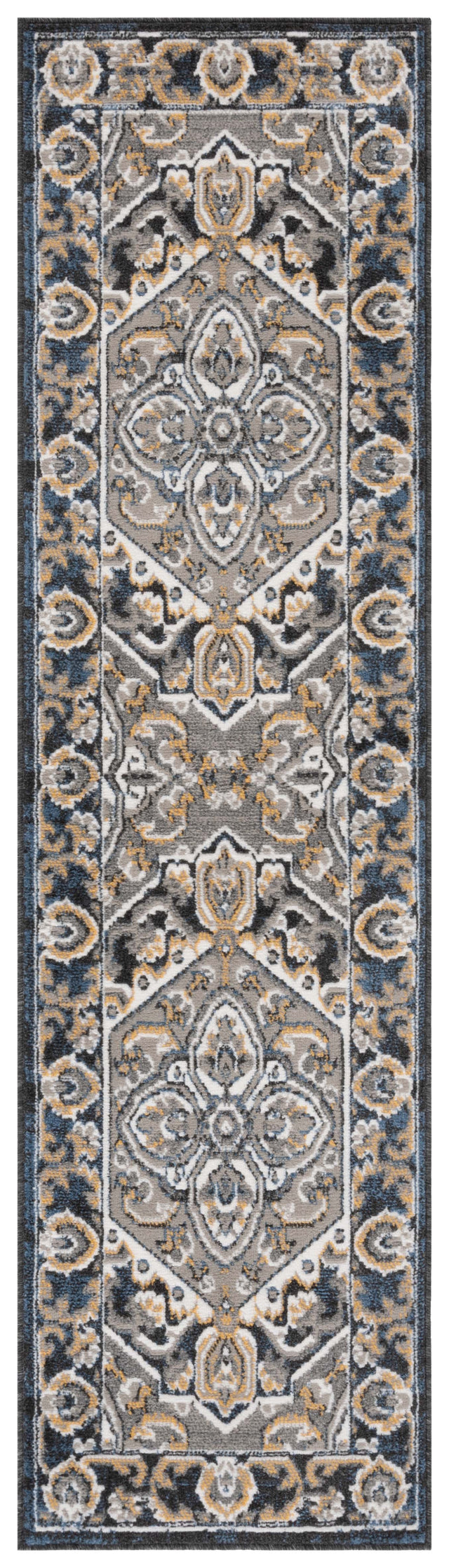 Safavieh Pyramid Pyr222F Grey/Navy Gold Rug.