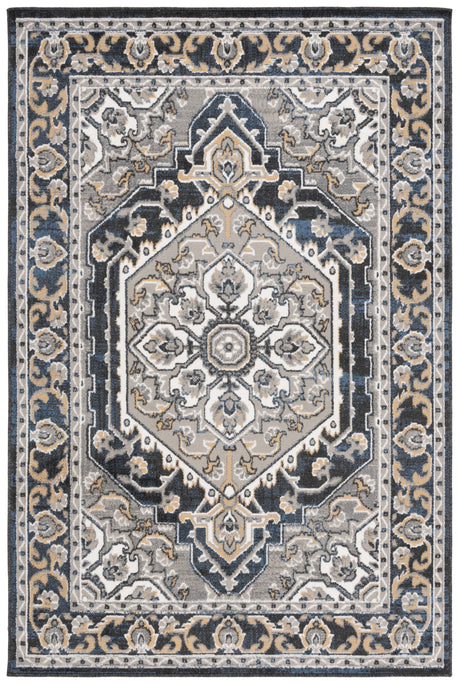 Safavieh Pyramid Pyr222F Grey/Navy Gold Rug.