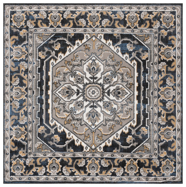 Safavieh Pyramid Pyr222F Grey/Navy Gold Rug.