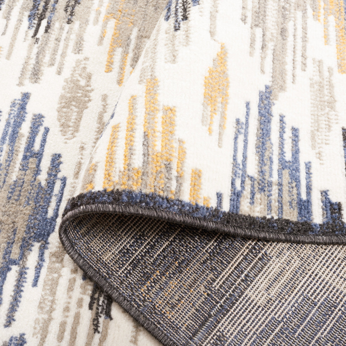 Safavieh Pyramid Pyr223A Ivory/Grey Navy Rug.