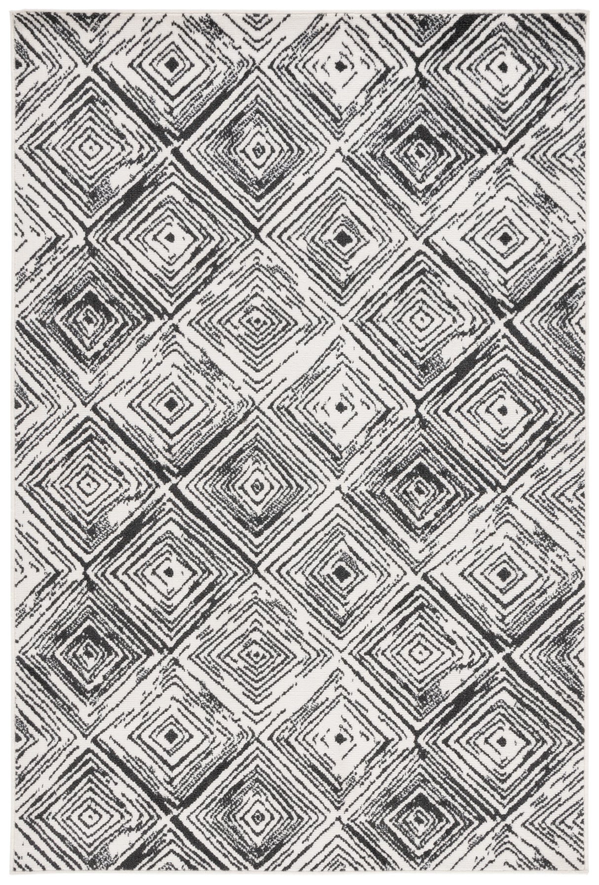 Safavieh Pyramid Pyr225A Ivory/Black Rug.