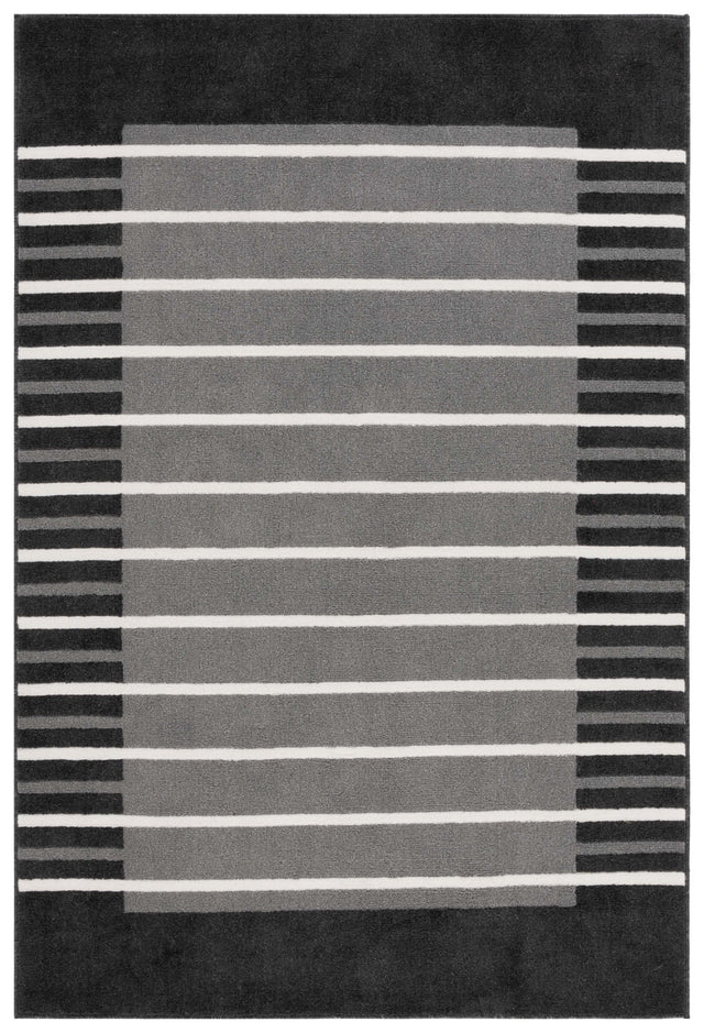 Safavieh Pyramid Pyr232H Grey/Ivory Black Rug.