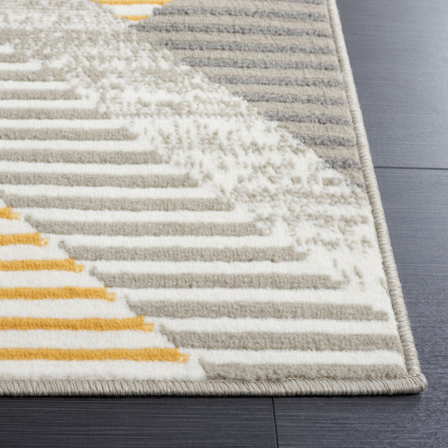 Safavieh Pyramid Pyr240F Grey/Ivory Gold Rug.