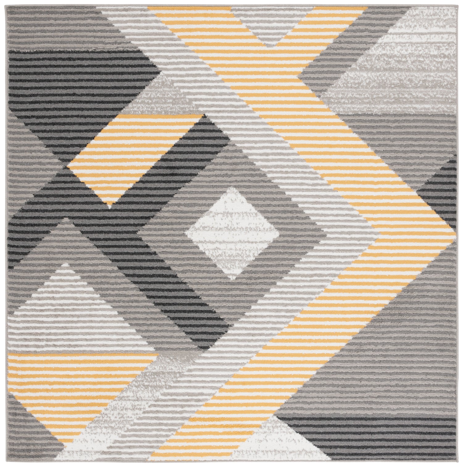 Safavieh Pyramid Pyr240F Grey/Ivory Gold Rug.