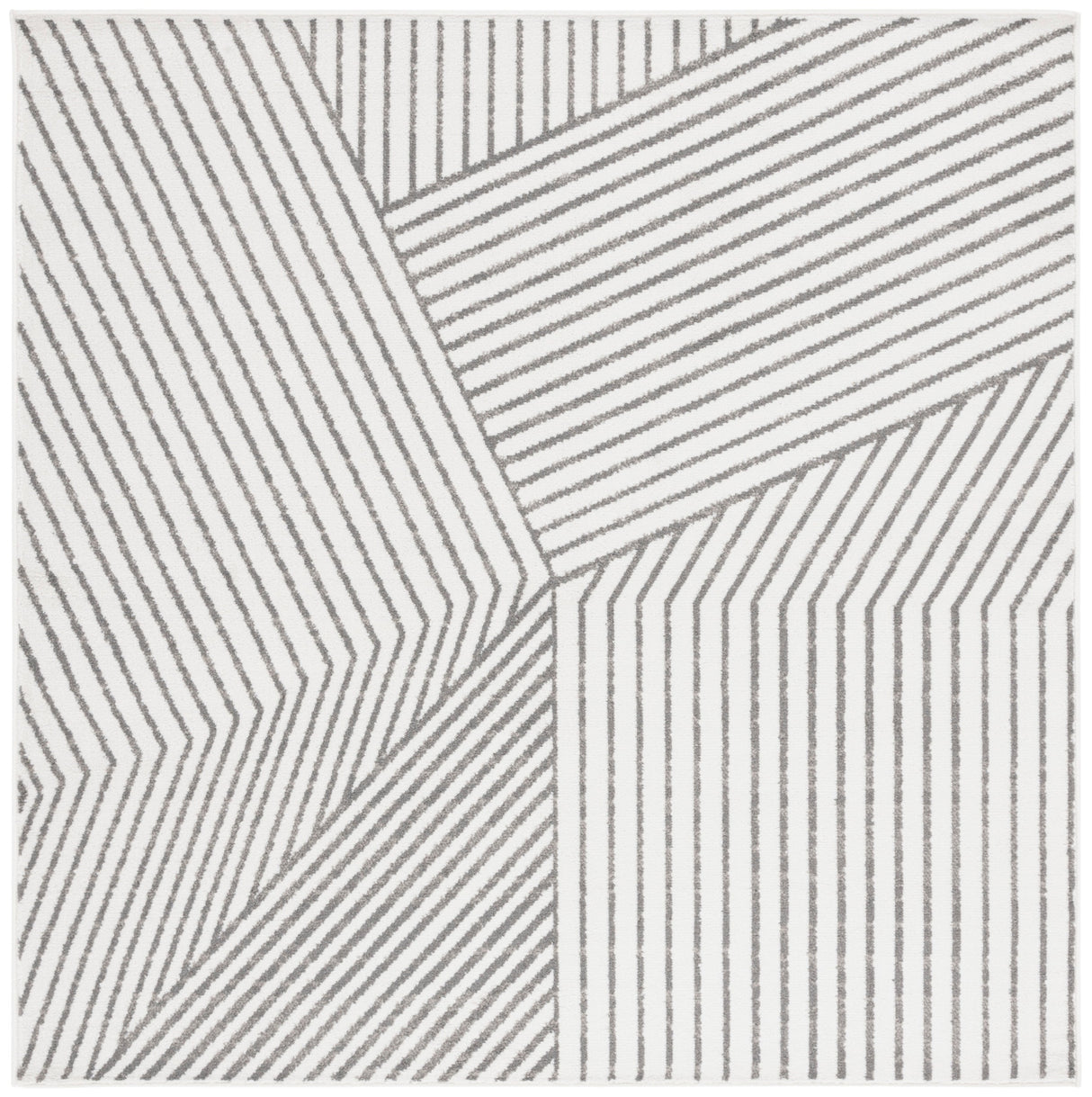 Safavieh Pyramid Pyr241A Ivory/Grey Rug.
