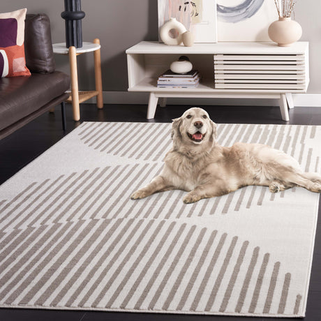 Safavieh Pyramid Pyr243A Ivory/Grey Rug.