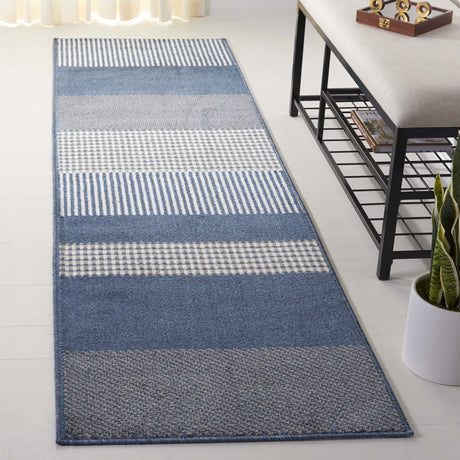 Safavieh Pyramid Pyr244N Navy/Ivory Rug.