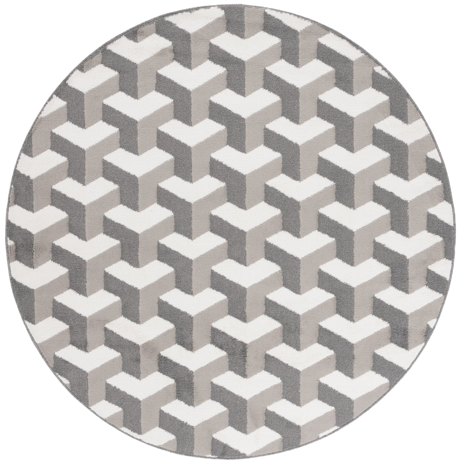 Safavieh Pyramid Pyr246F Grey/Ivory Rug.