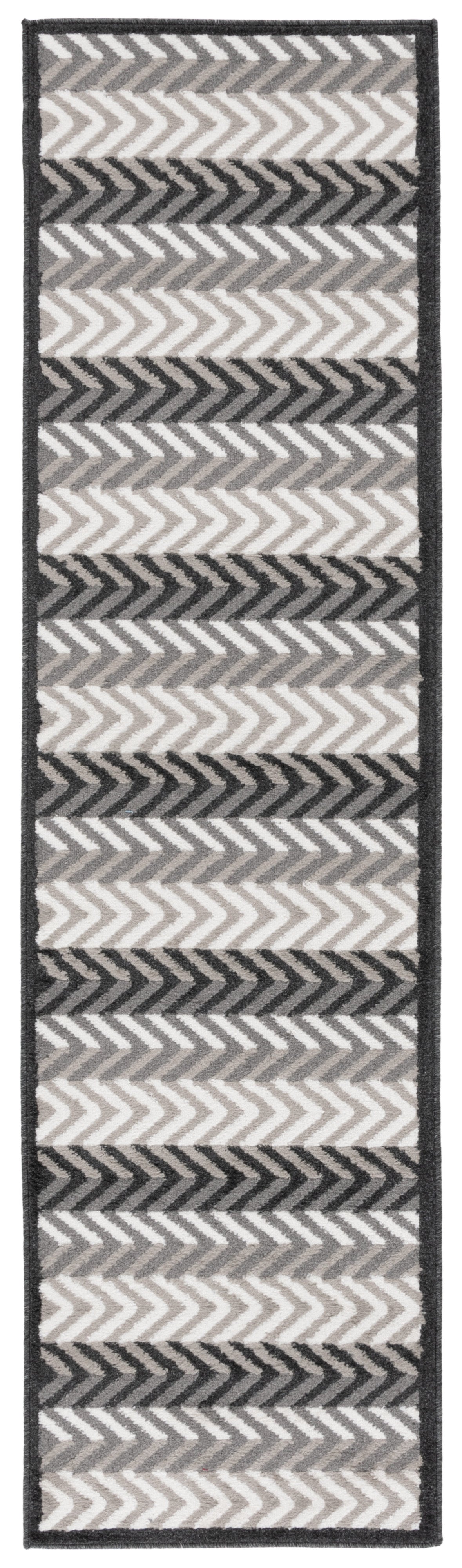 Safavieh Pyramid Pyr247F Grey/Ivory Black Rug.