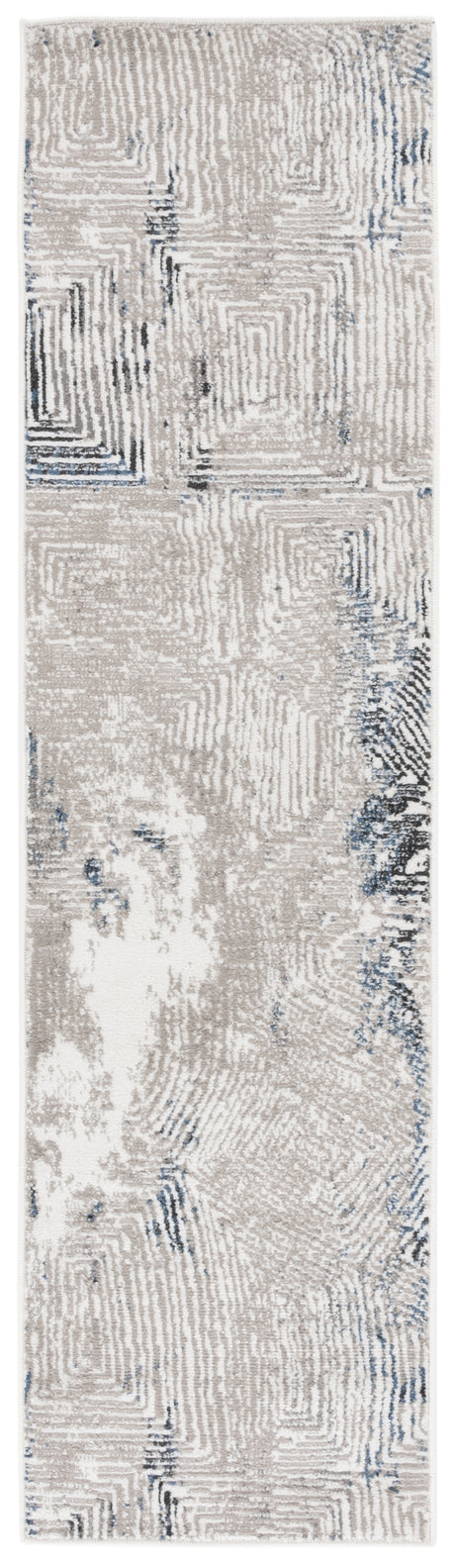 Safavieh Pyramid Pyr249A Ivory Grey/Navy Rug.