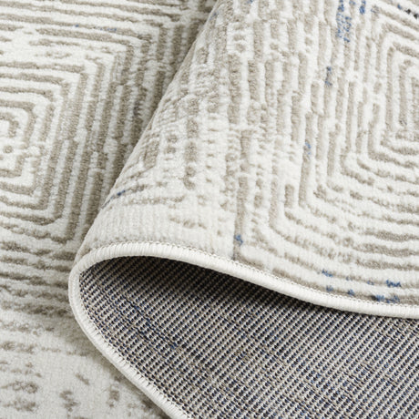 Safavieh Pyramid Pyr249A Ivory Grey/Navy Rug.