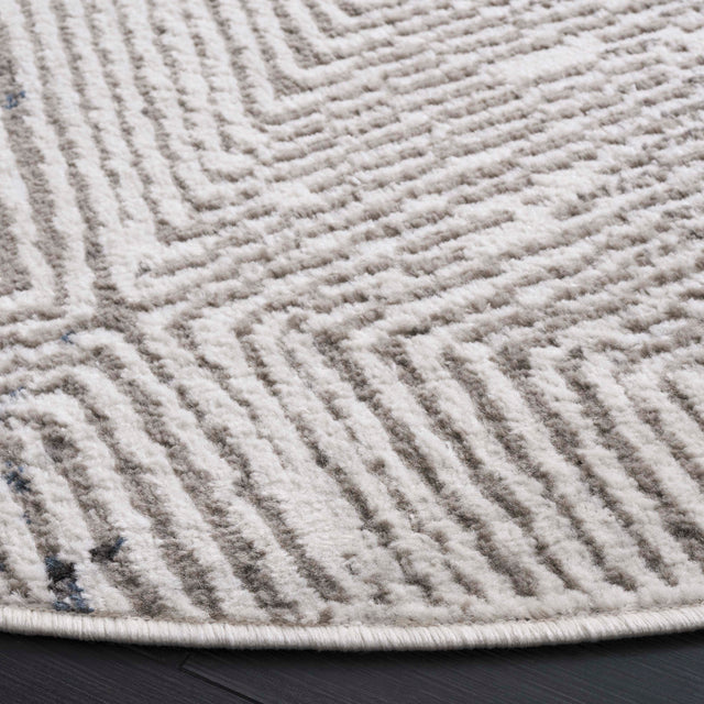 Safavieh Pyramid Pyr249A Ivory Grey/Navy Rug.