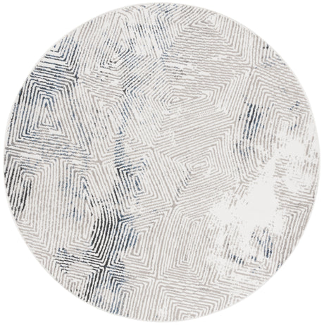 Safavieh Pyramid Pyr249A Ivory Grey/Navy Rug.
