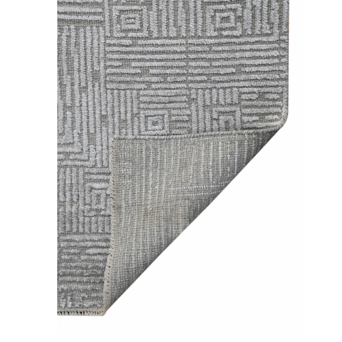 Amer Quartz QUA-2 Silver area rug - back view