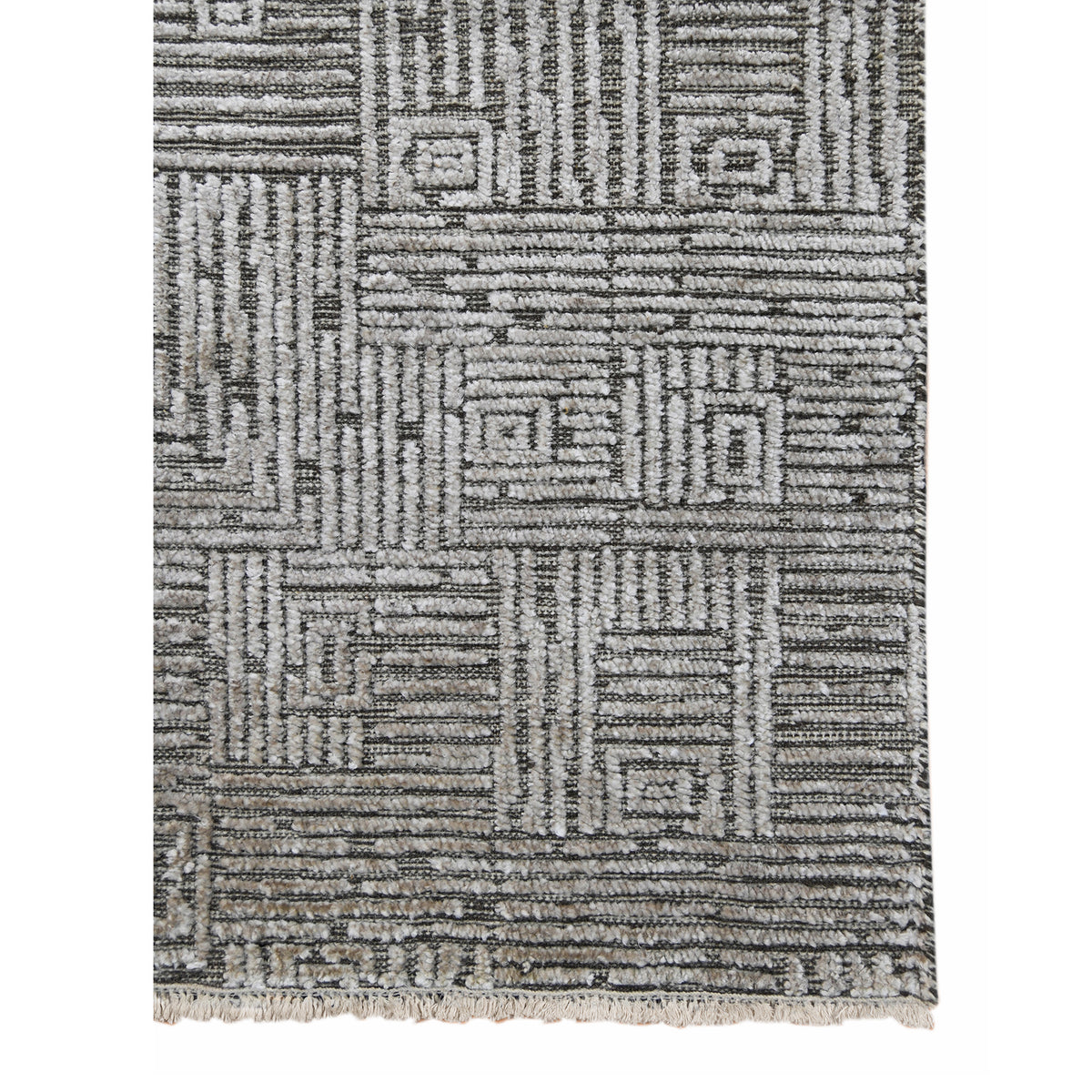 Amer Quartz QUA-4 Smoke area rug - corner view