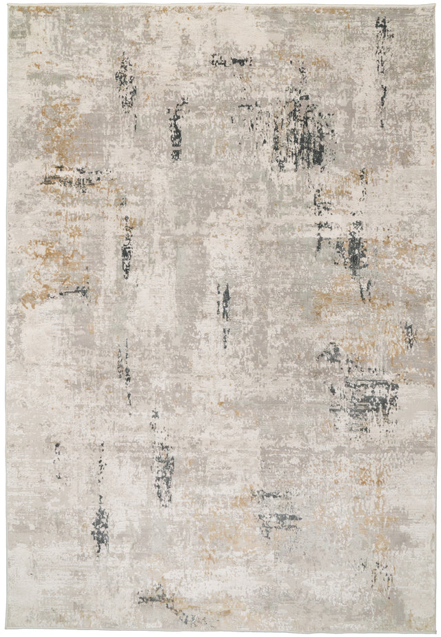 Dynamic Rugs Quartz 27048 Ivory / Grey Rugs - rectangular rug view