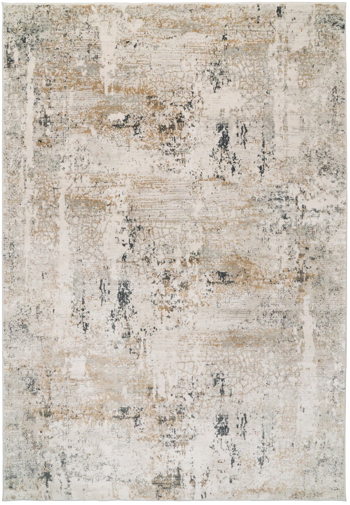 Dynamic Rugs Quartz 27050 Ivory / Grey Rugs - rectangular rug view