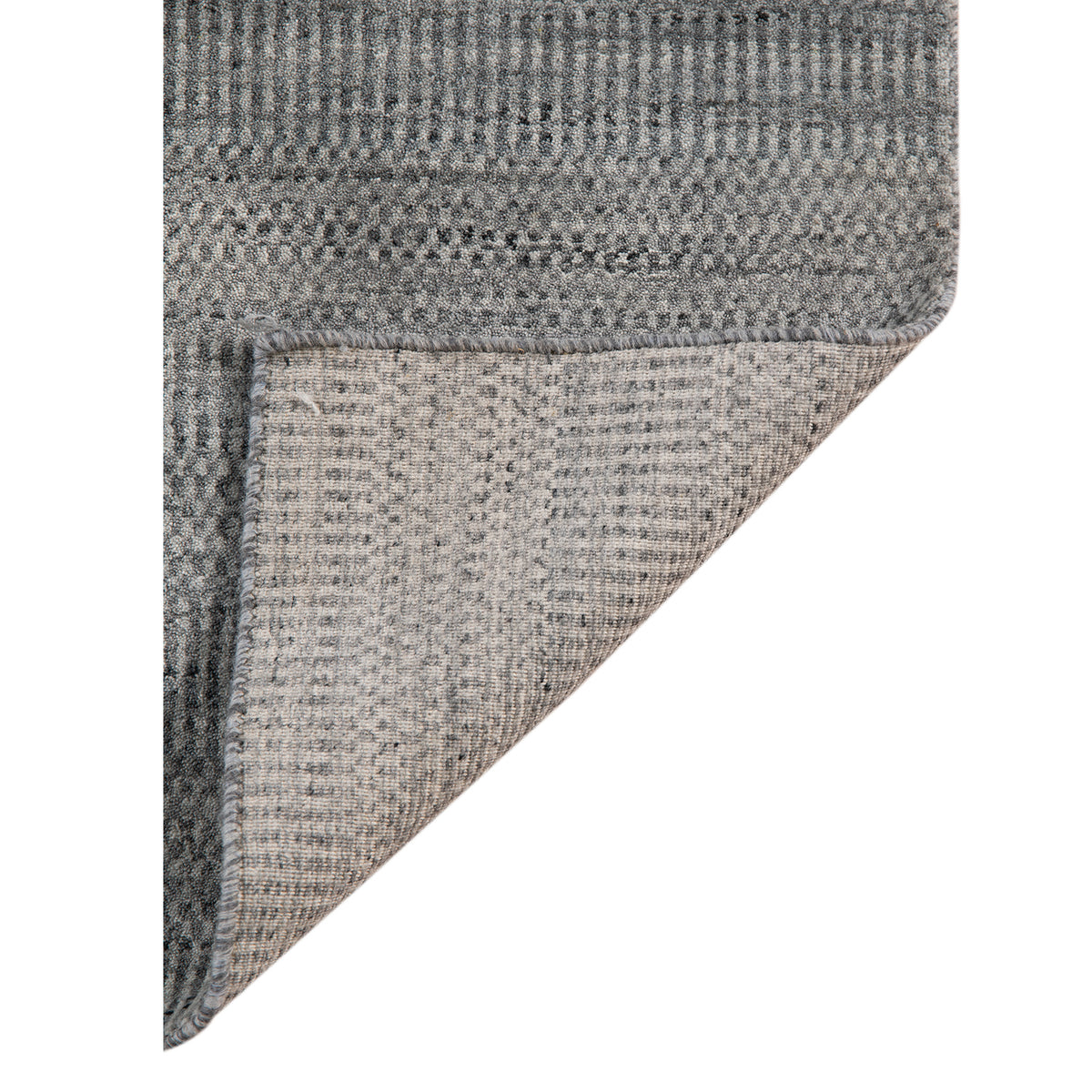 Amer Raffia RAF-2 Silver area rug - back view