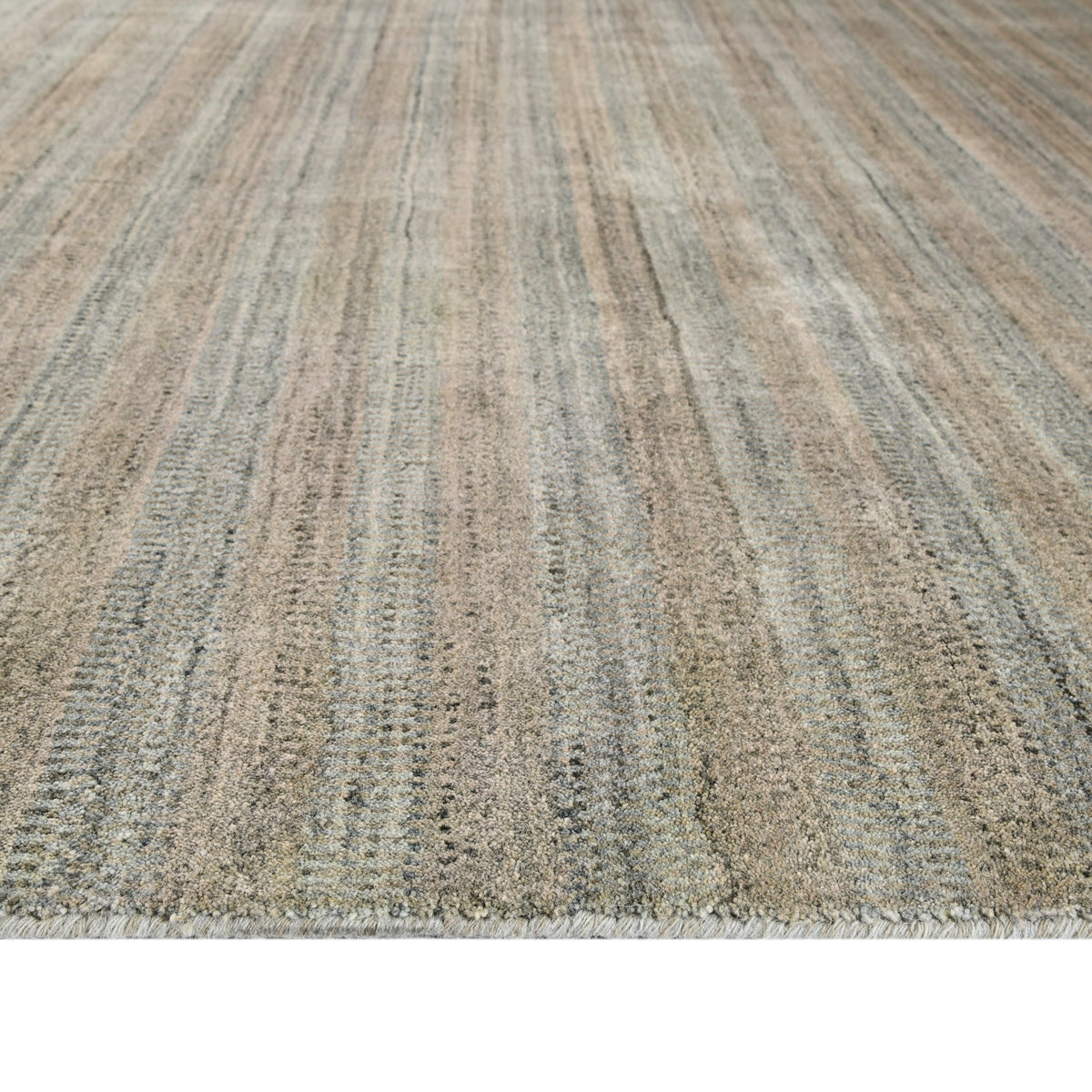 Amer Raffia RAF-5 Silver Gray area rug - profile view