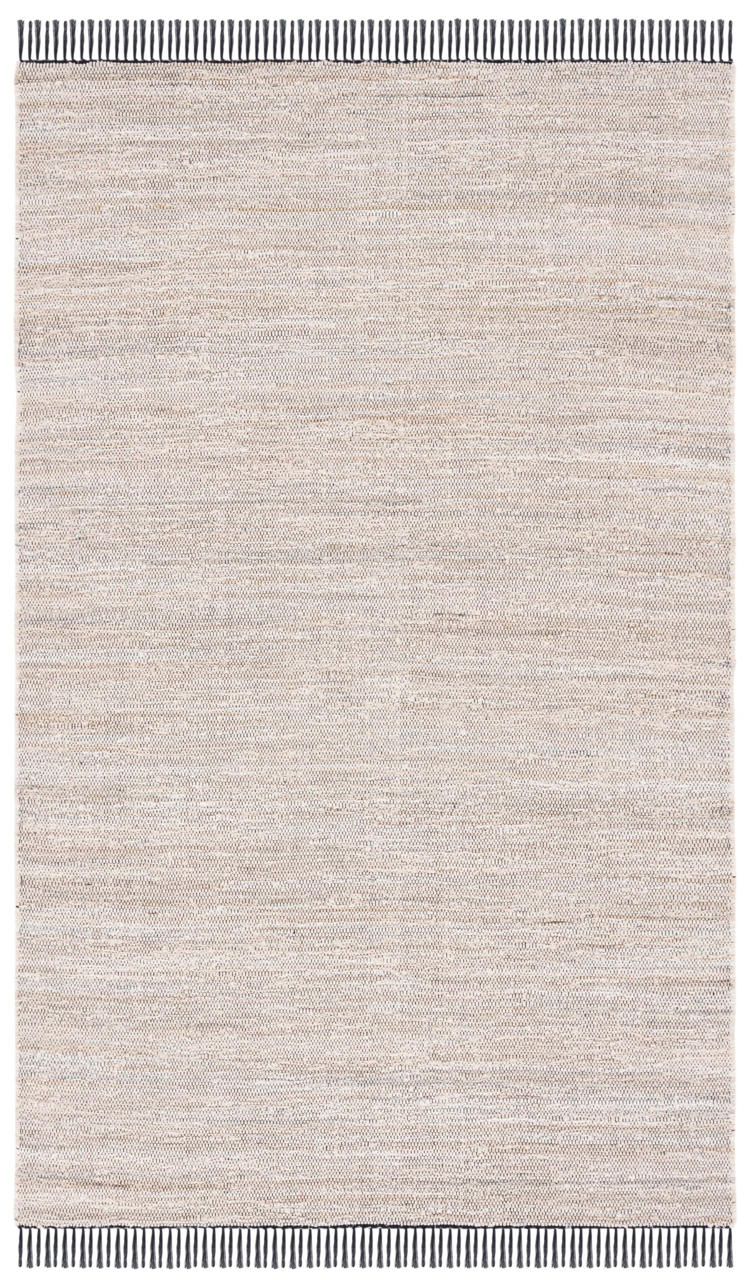 Safavieh Rag Rug Rar301A Ivory/Black Rug.