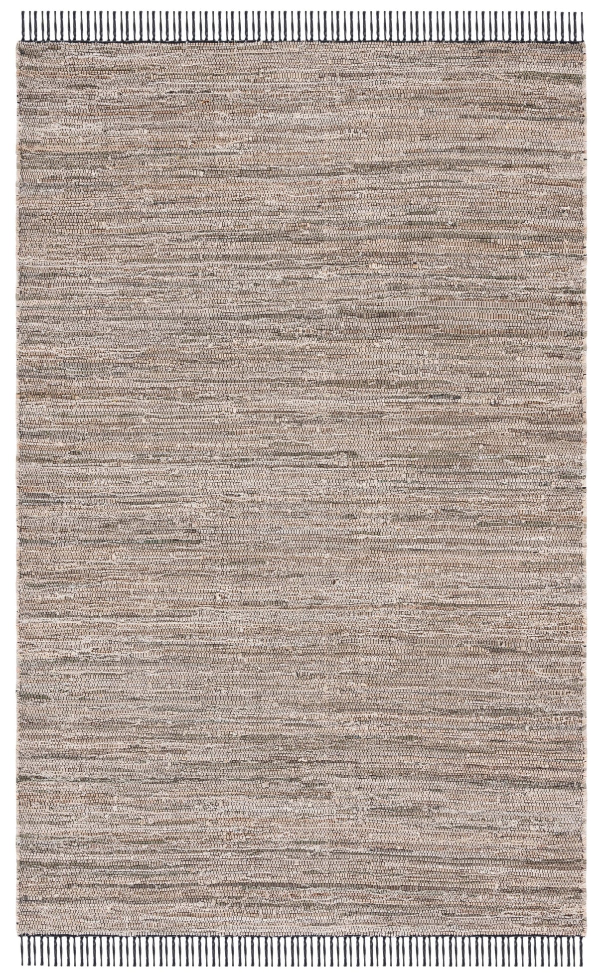 Safavieh Rag Rug Rar301B Beige/Black Rug.