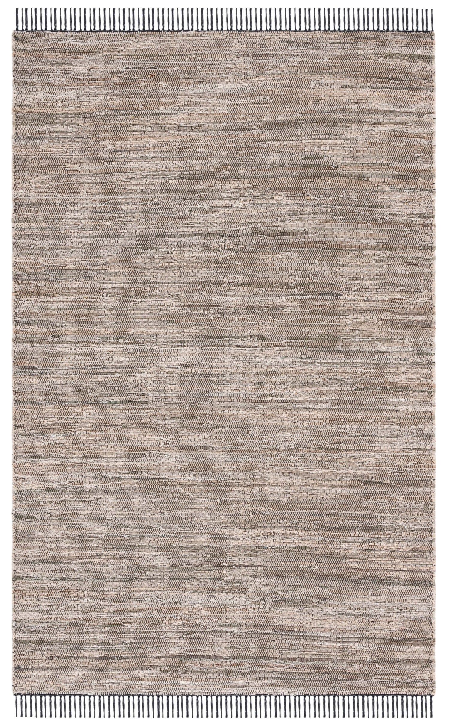 Safavieh Rag Rug Rar301B Beige/Black Rug.