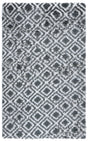 Safavieh Rainbow Shag Rbo102H Charcoal/White Rug.