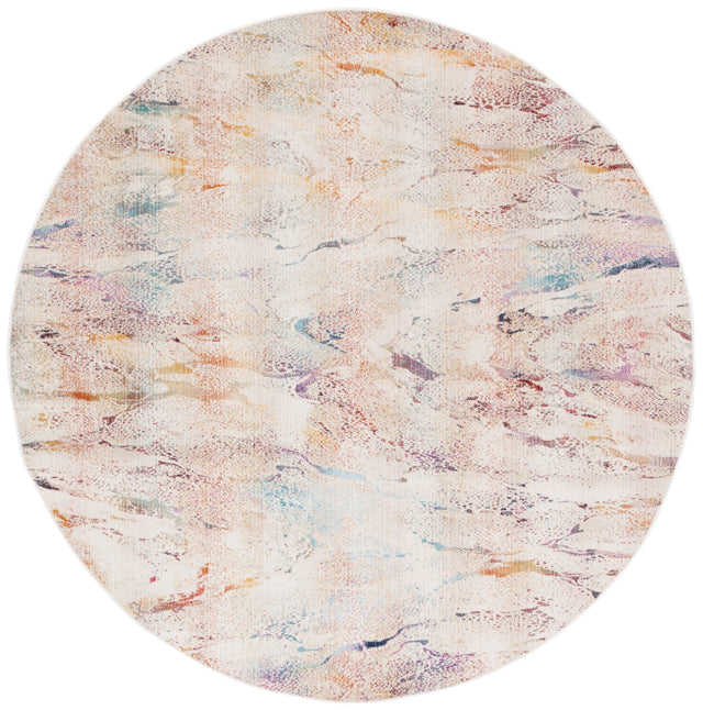Safavieh Rainbow Rbw656A Ivory/Blue Gold Rug.