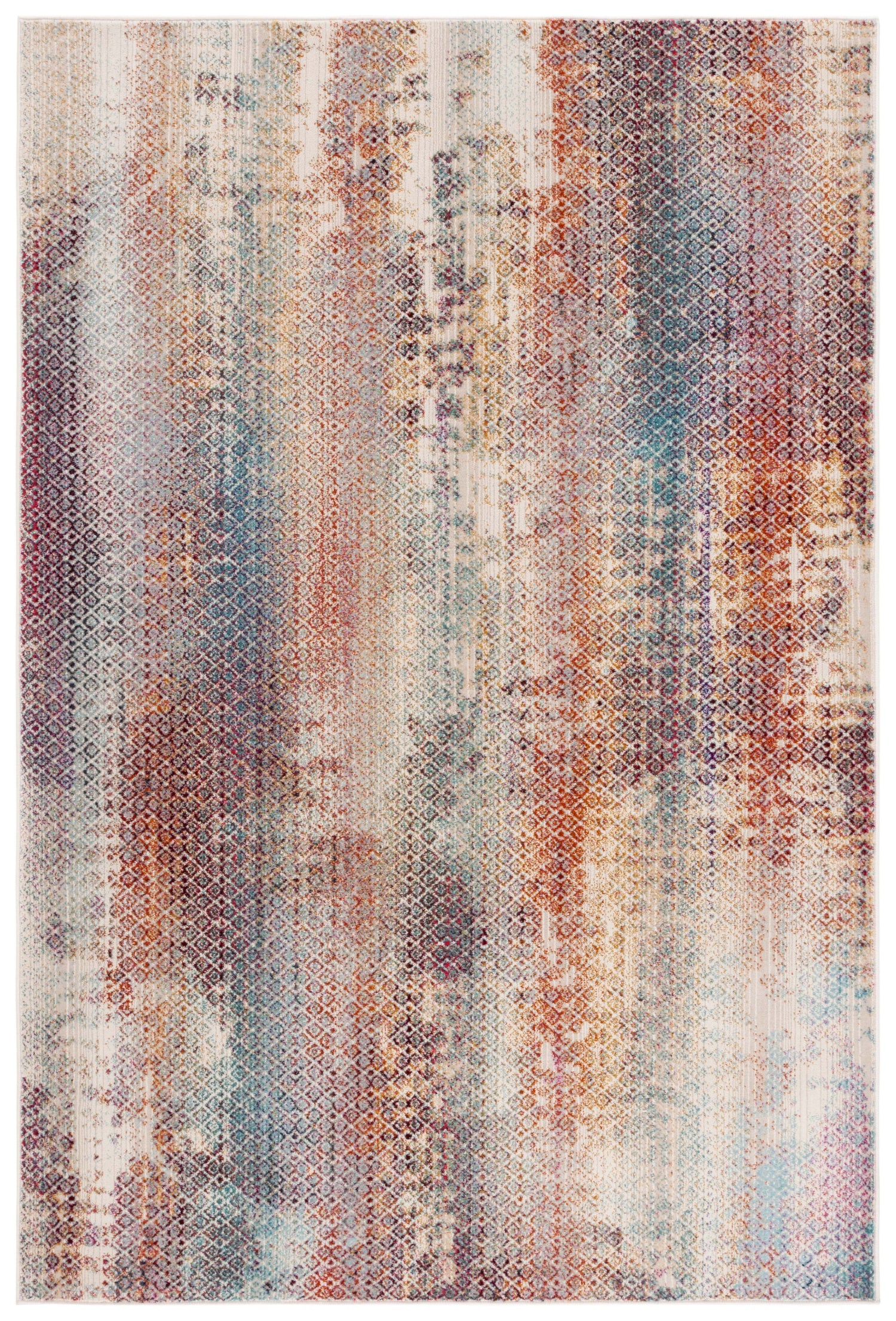 Safavieh Rainbow Rbw658N Navy/Rust Gold Rug.