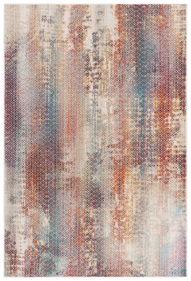 Safavieh Rainbow Rbw658N Navy/Rust Gold Rug.