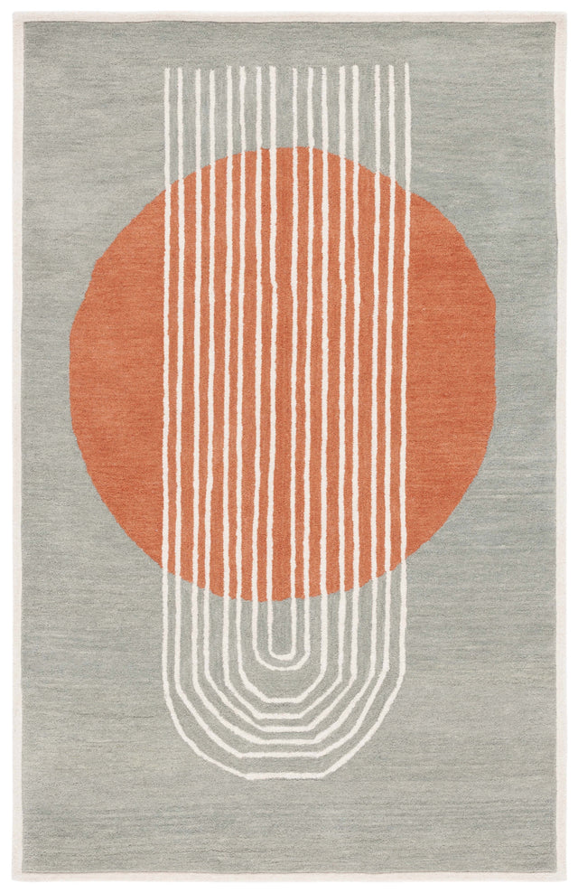 Safavieh Rodeo Drive Rd376F Grey/Rust Rug.