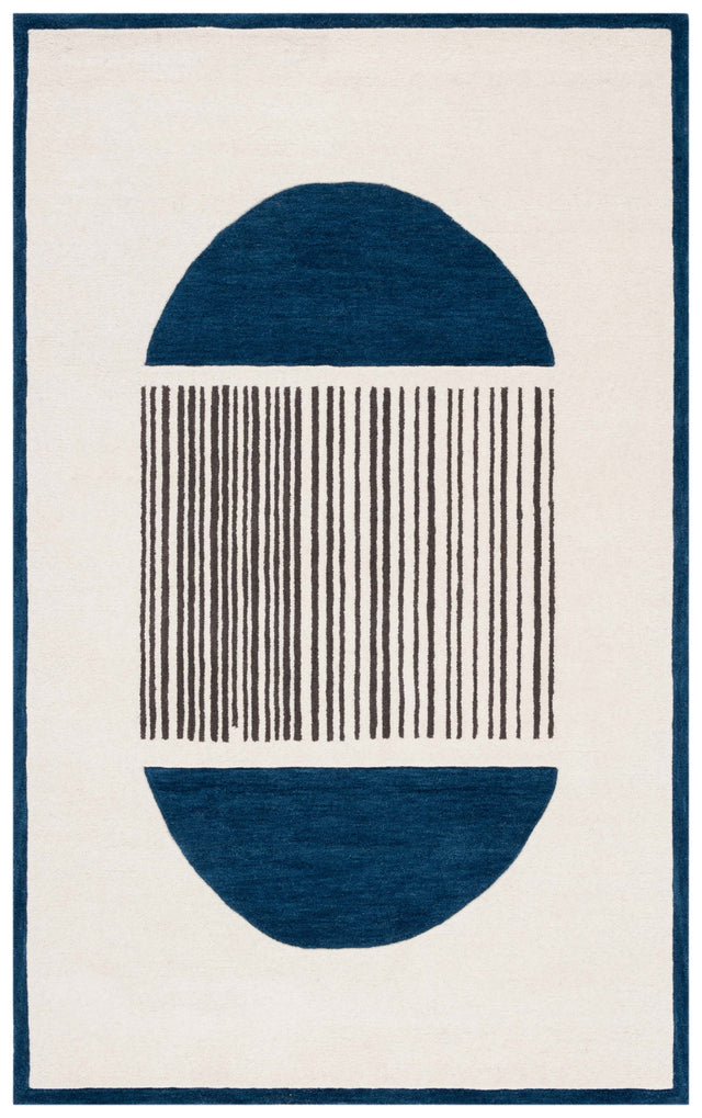 Safavieh Rodeo Drive Rd377N Ivory/Navy Rug.