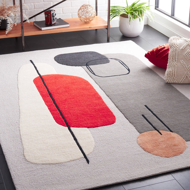 Safavieh Rodeo Rd401G Grey/Silver Rug.