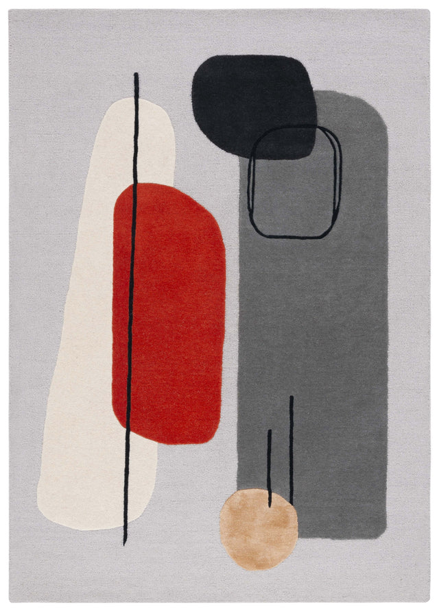 Safavieh Rodeo Rd401G Grey/Silver Rug.