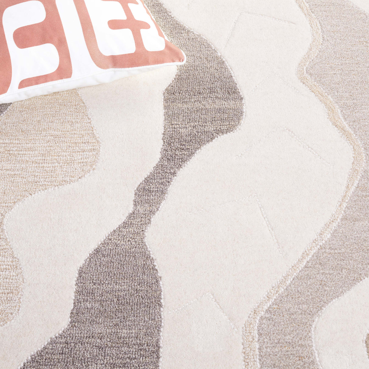 Safavieh Rodeo Rd404F Ivory/Grey Rug.