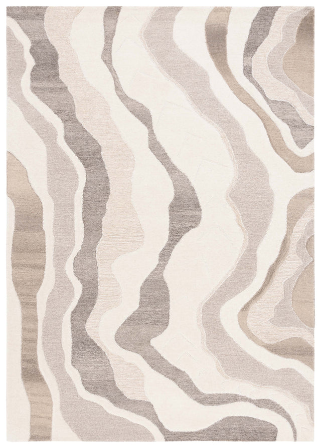 Safavieh Rodeo Rd404F Ivory/Grey Rug.