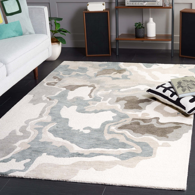 Safavieh Rodeo Rd405F Ivory/Grey Rug.