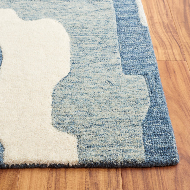 Safavieh Rodeo Rd406N Ivory/Navy Rug.