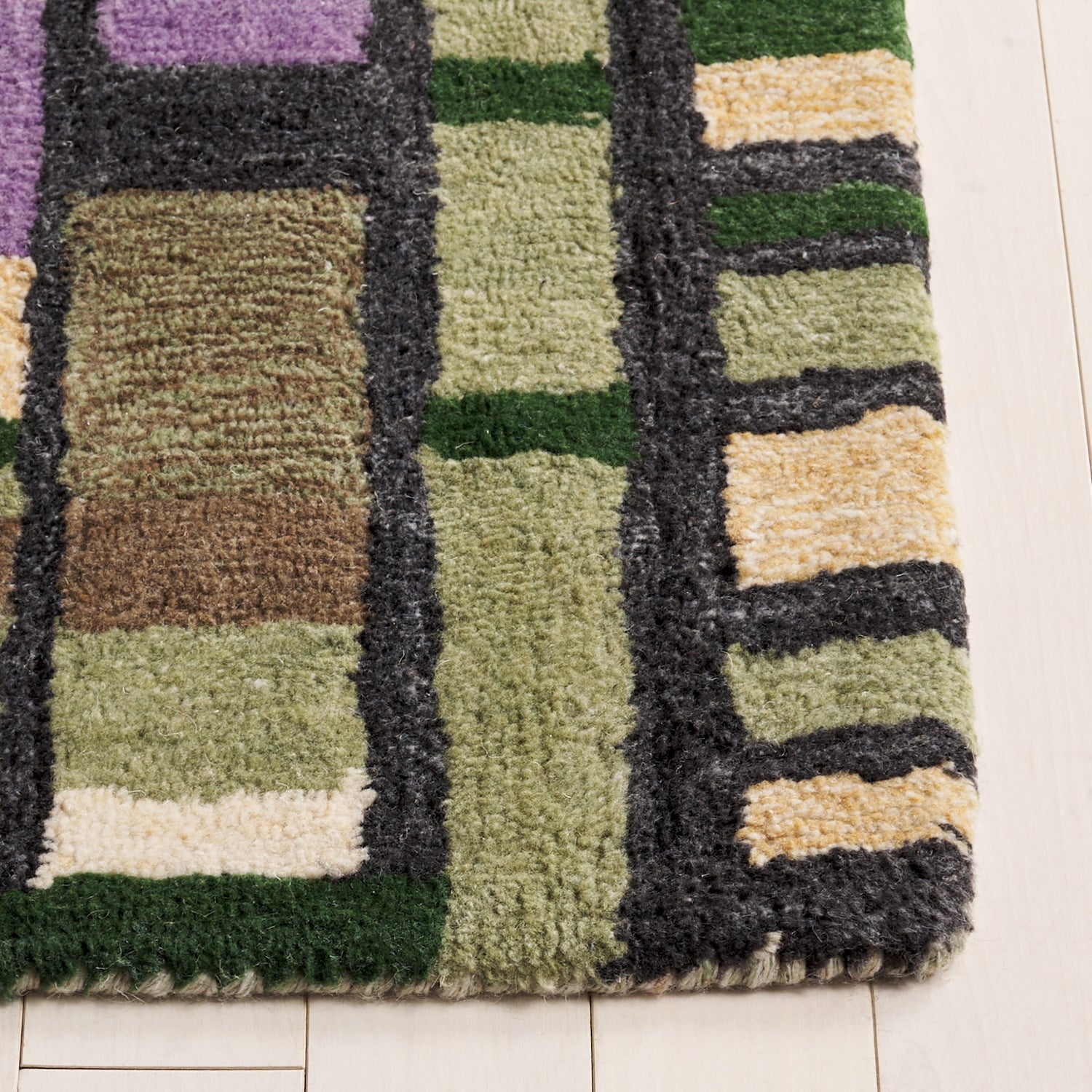 Safavieh Rodeo Drive Rd976Y Green/Purple Rug.