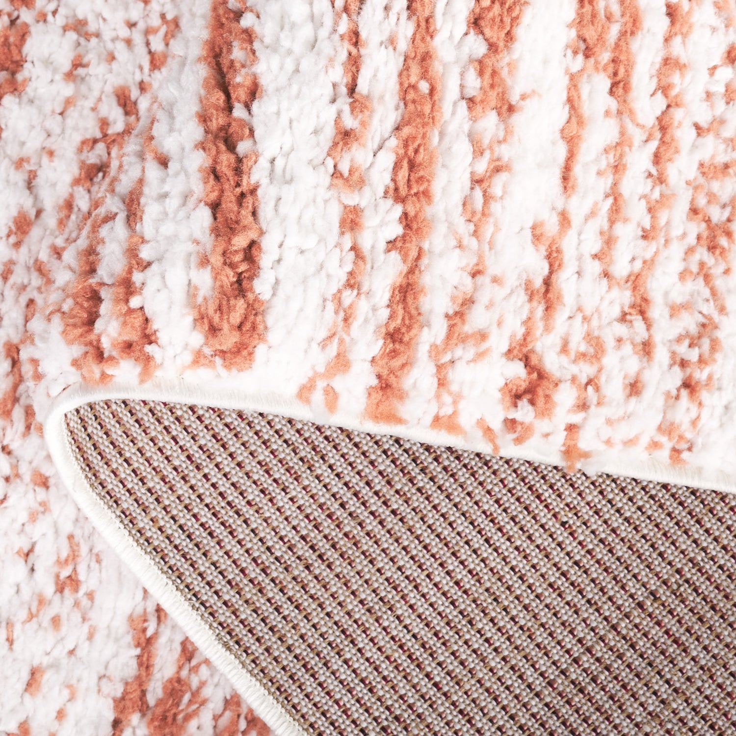 Safavieh Rumi Shag Rms110P Rust/Ivory Rug.