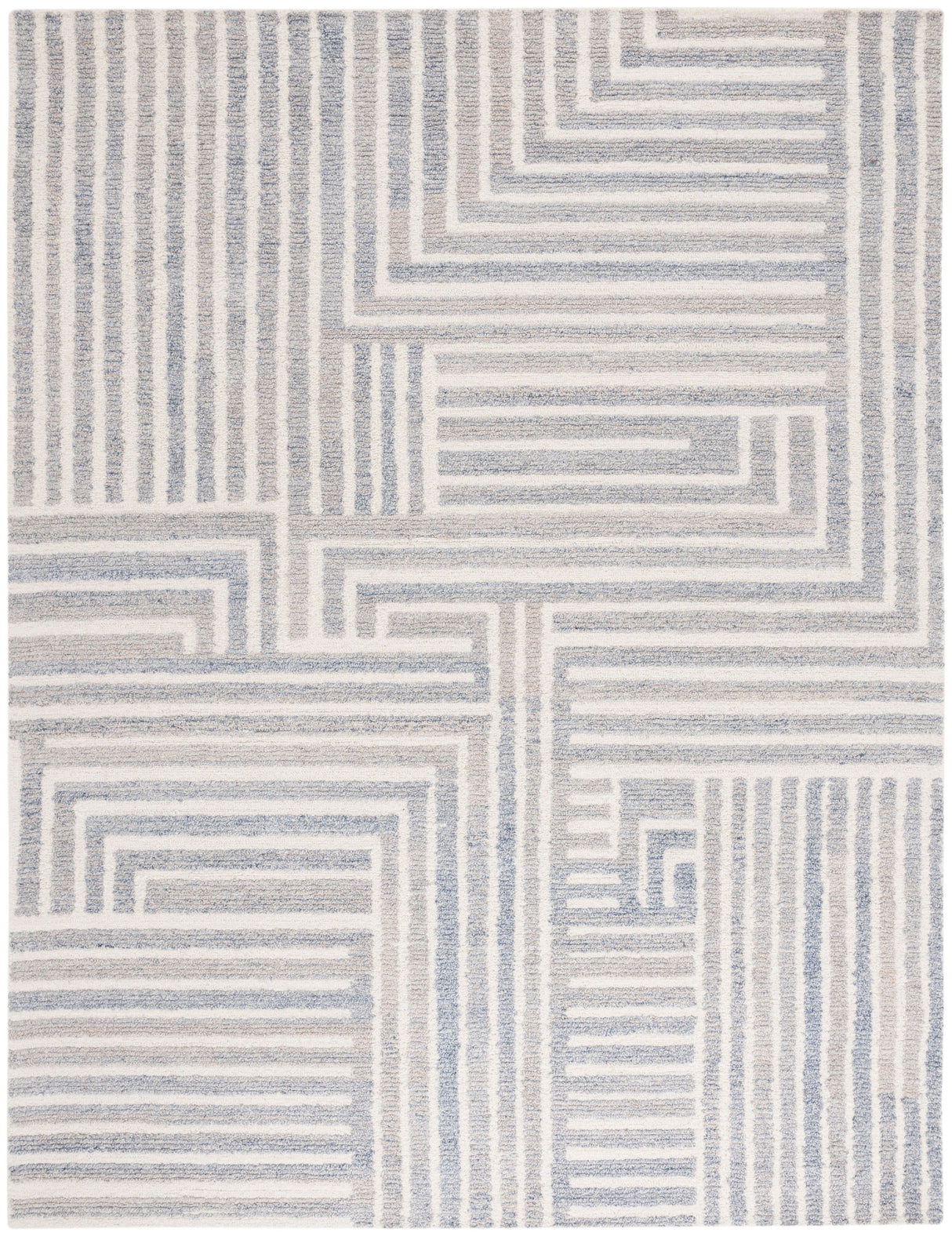 Safavieh Renewal Rnw206M Blue/Ivory Rug.