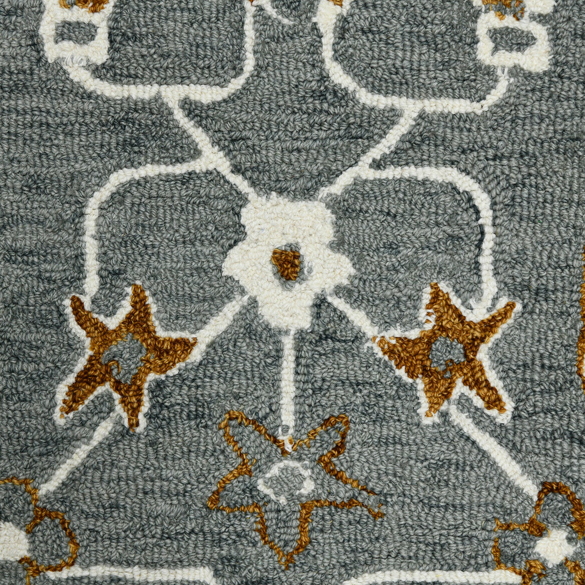 Amer Romania ROM-5 Orange / Gray area rug - color swatch view